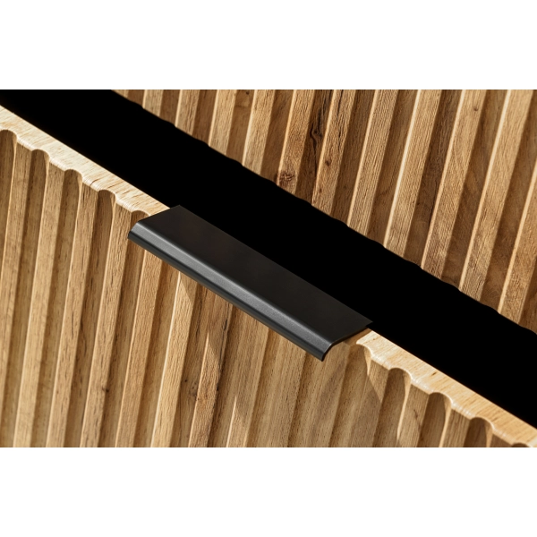 Zestaw Szafka łazienkowa 120 cm dąb z blatem i umywalkami Adel Oak SET -ADO B 120 CM SMILE 40, Comad